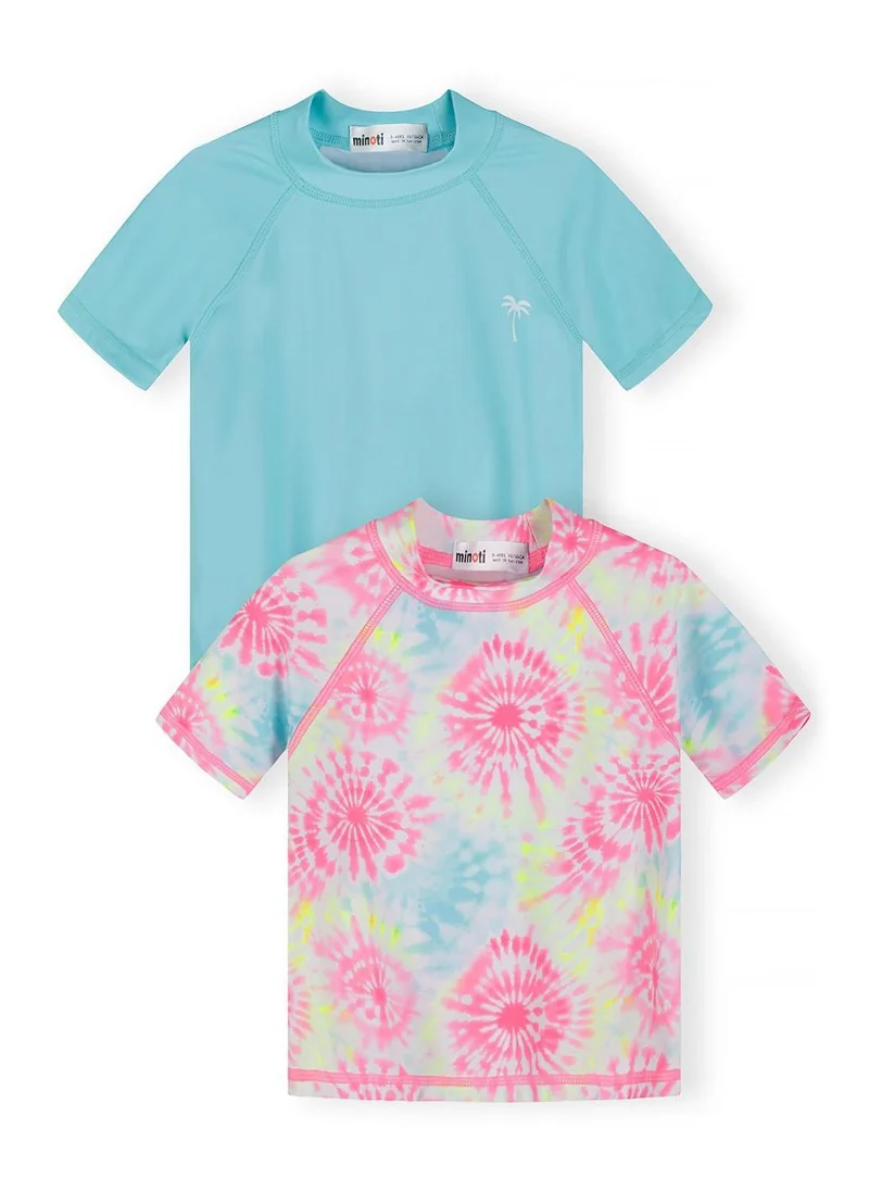 مينوتي Girls rash top quick dry multicolour blue